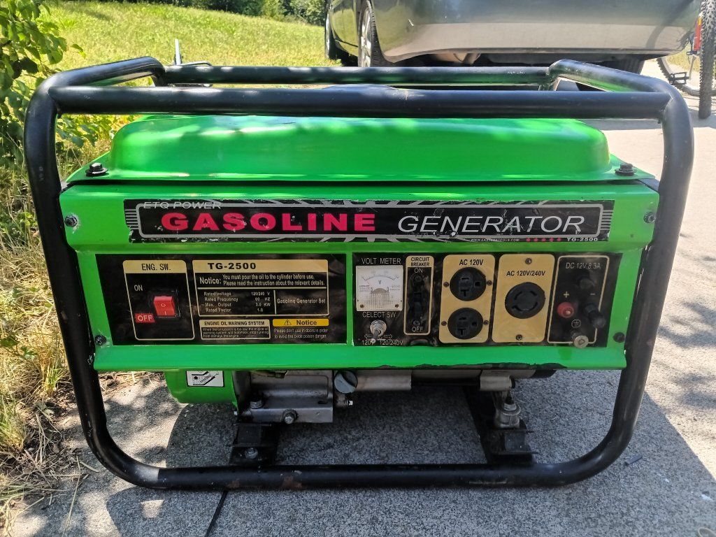 Multi-Power TG-2500 Gasoline Generator - Portable, 120V/240V AC