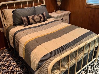 Bed frame with mattress
