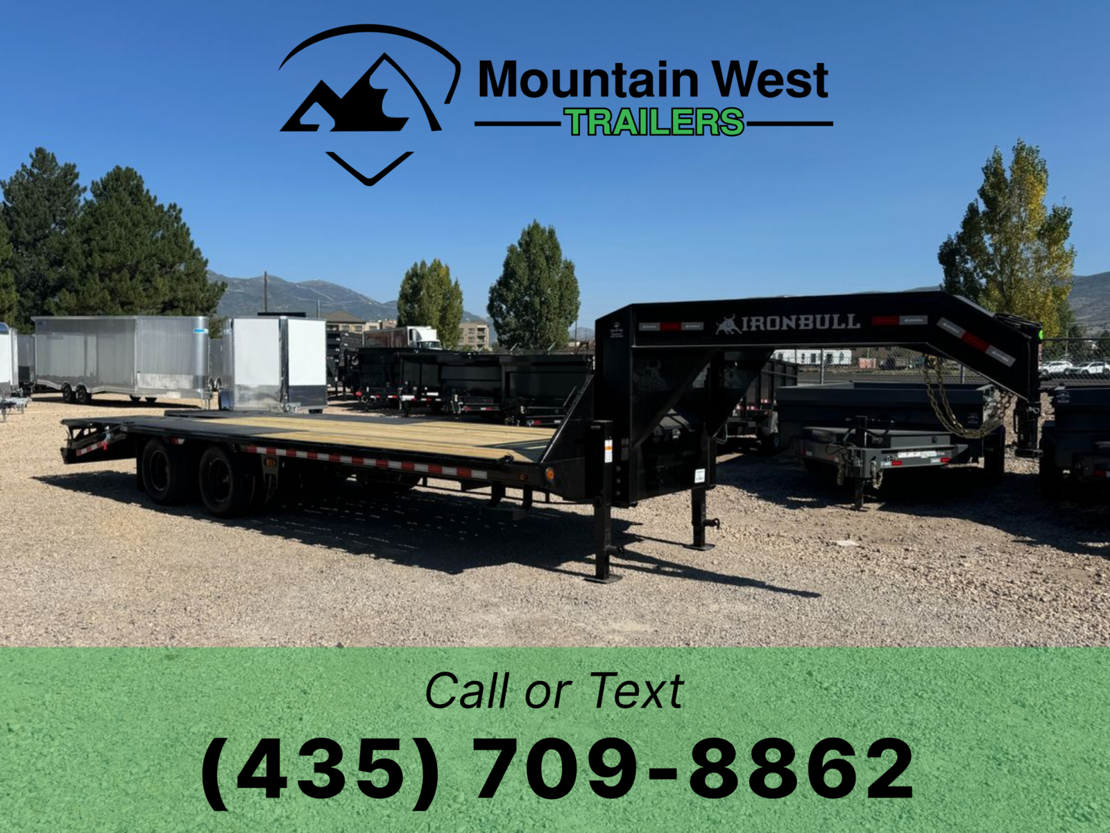 2026 Iron Bull 8.5X25-25.9K Gooseneck Flatbed Trailer