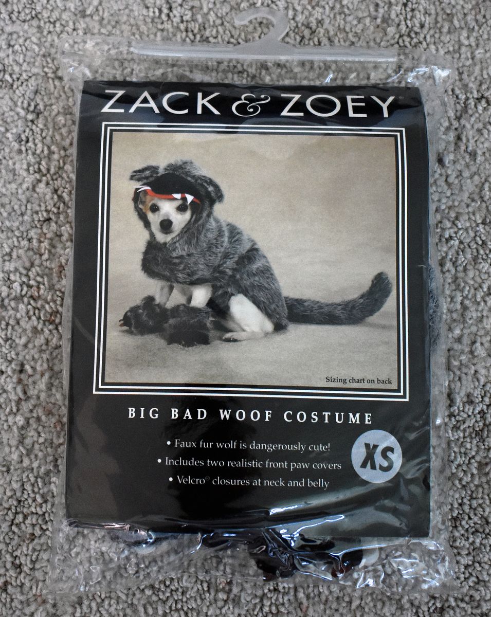 Big Bad Wolf Dog Costume XS Halloween