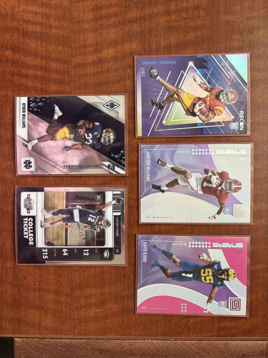 Football Cards, Lot of 5 Rookie Cards