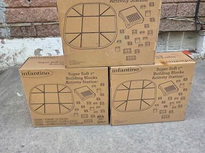 Infantino Super Soft 1st Building Blocks Activity Station