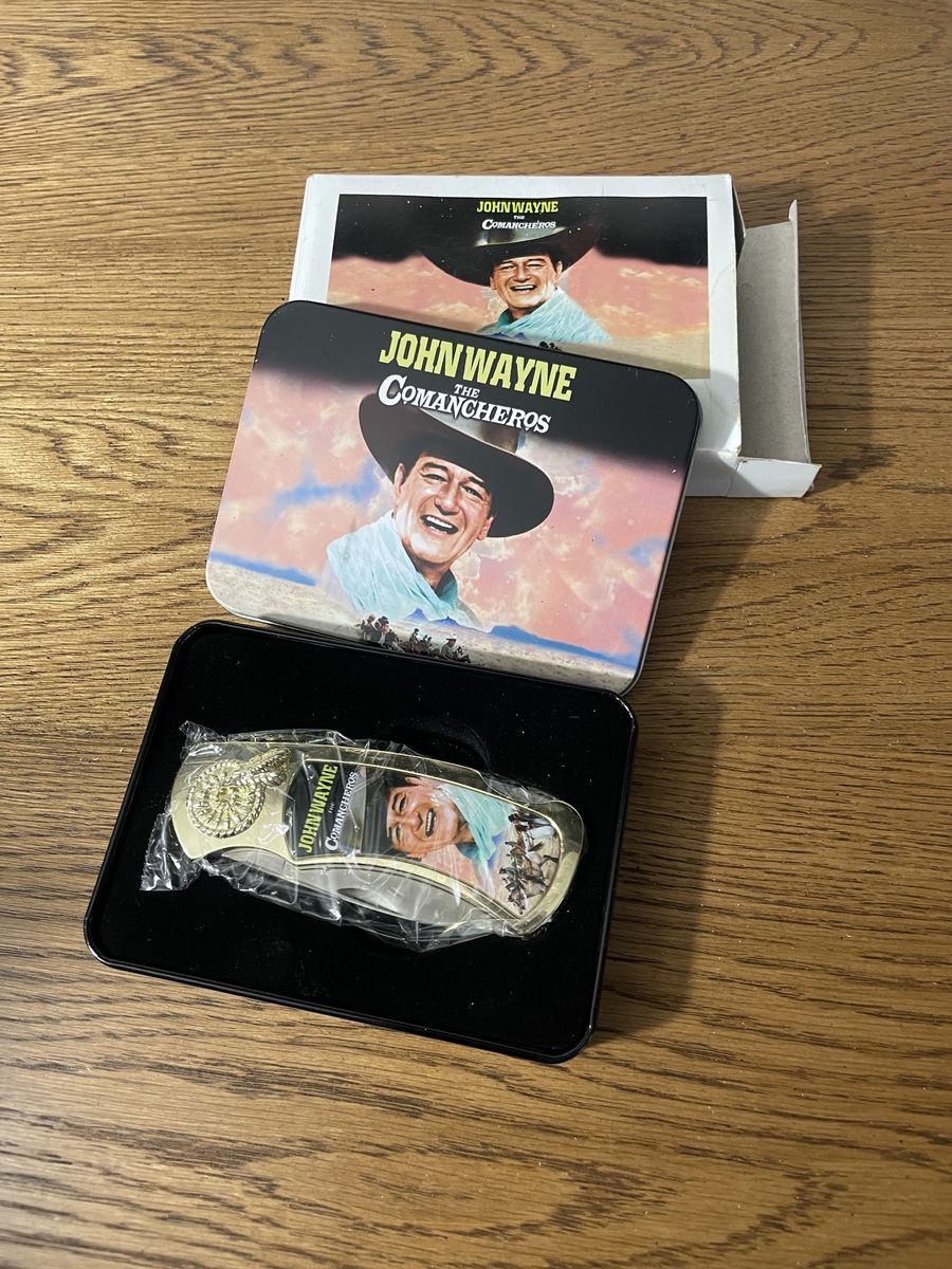 John Wayne Collectible Pocket Knife