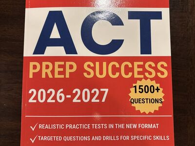 Brand new ACT test prep book