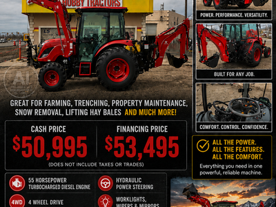 TYM T574 Tractor, Loader, Backhoe