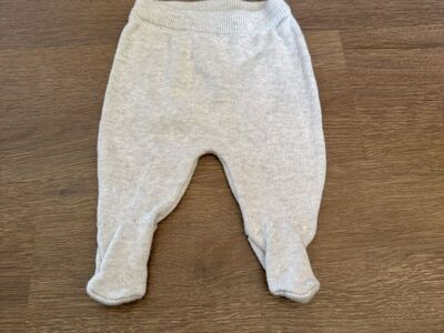 Carter’s Newborn Gray Footed Knit Pants Unisex