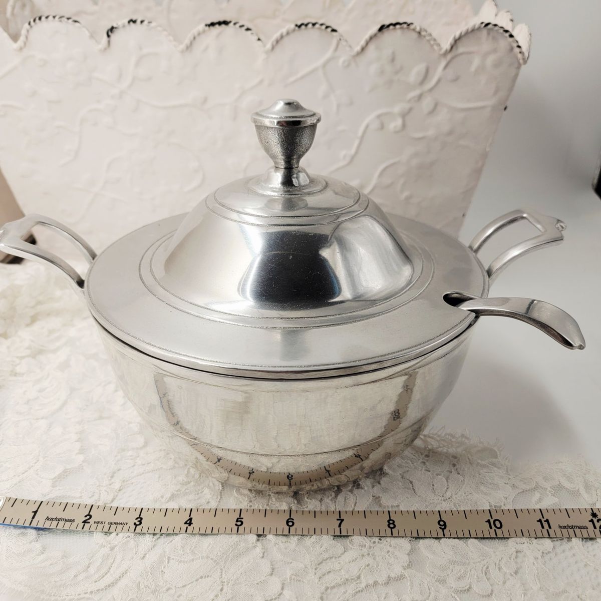 Wilton Armetale/Pewter Soup Tureen w/ Lid & Ladel