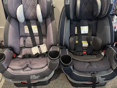 2 Graco 4Ever Extend2Fit Platinum Convertible Car Seats - Cleaned & Ready, Excellent Condition