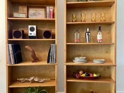 Vintage Maple Bookshelves 84.5 tall x 32 wide ($295 each - delivery avail)