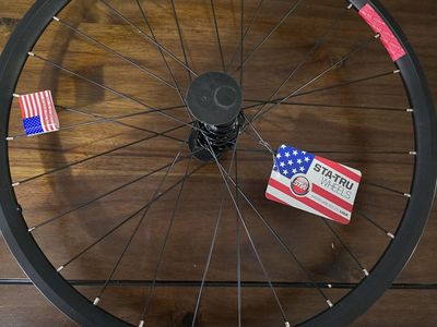Sta-Tru 20" Rear Bicycle Wheel Black 36H Bolt-On Single Speed Freewheel