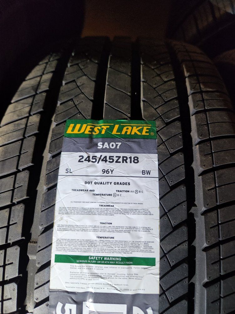 245/45r18 Westlake sa07 sport