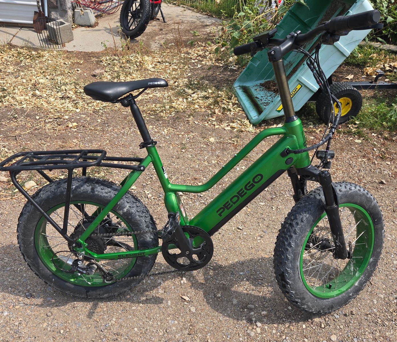 Pedego Element V2 Electric Fat Tire Bike - Green