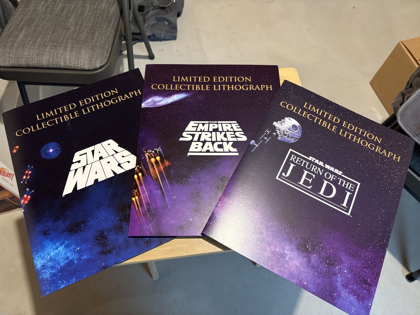 Star Wars Limited Edition Collectible Lithographs