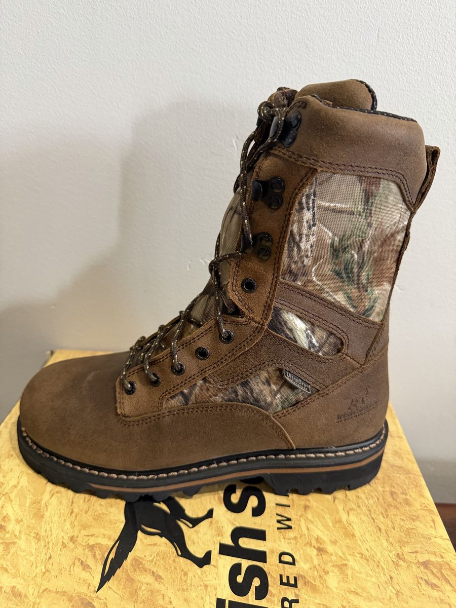 NEW! Irish Setter Red Wing Brown Camo Waterproof Hunting Boots 