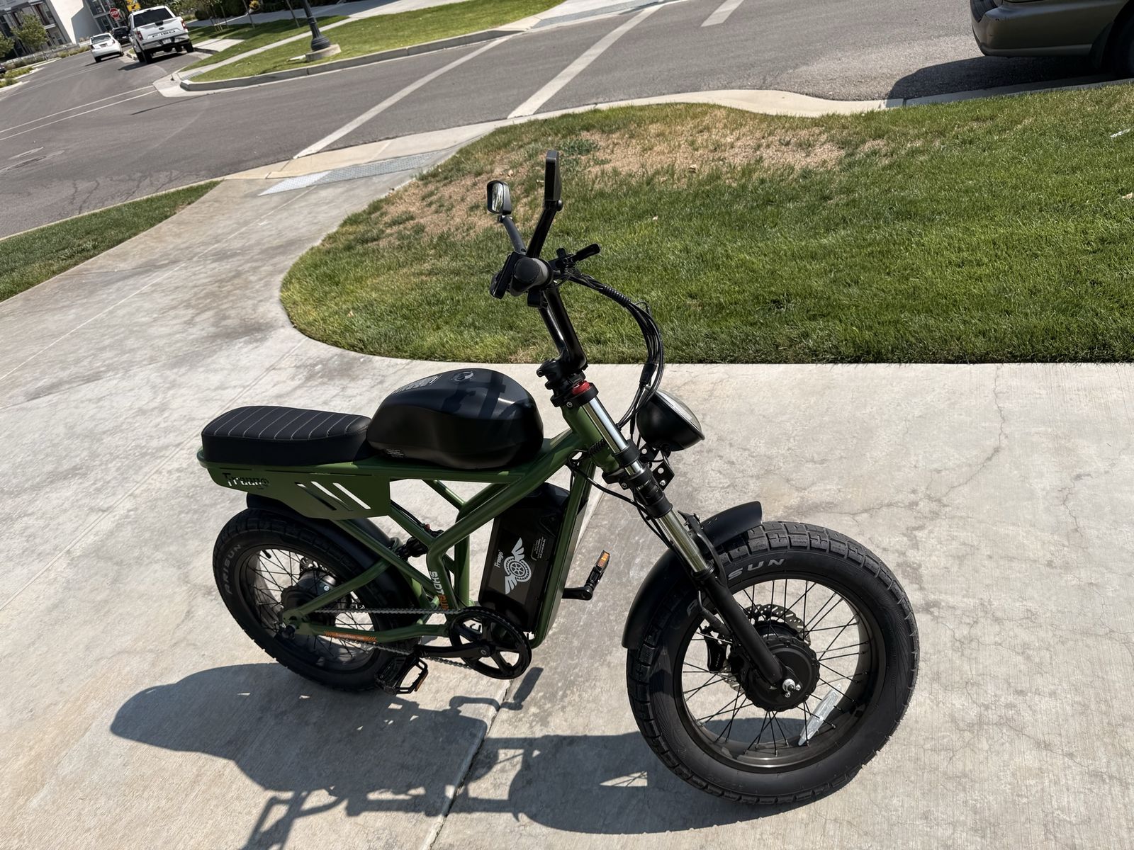 Freego Shotgun Electric Bike- Green