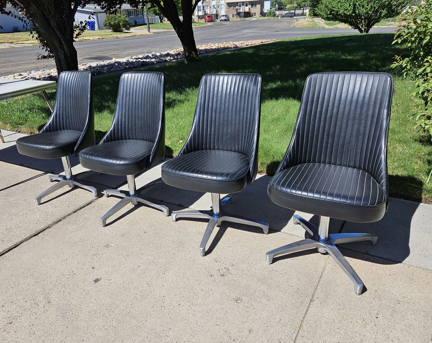 Vintage Chromcraft Dining Chairs 1960's MCM
