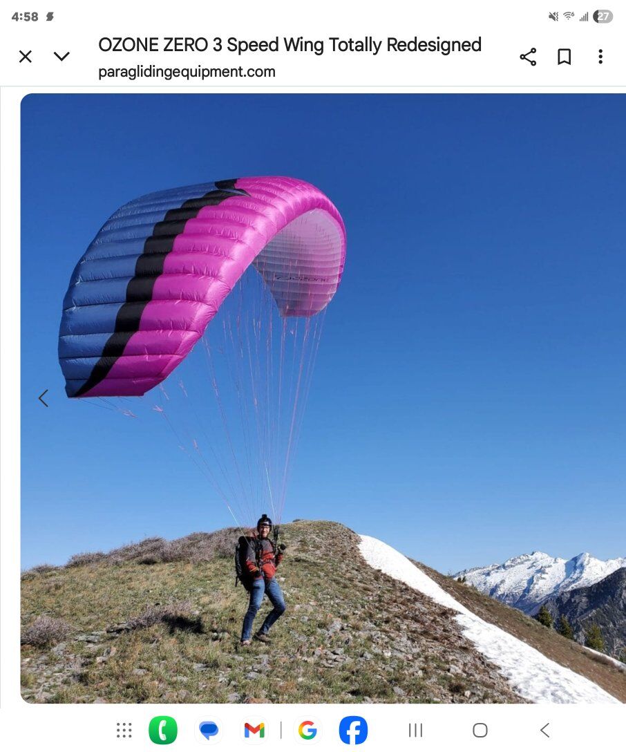 OZONE ZERO 3 EN-926 95 - 110 KG MINI WING