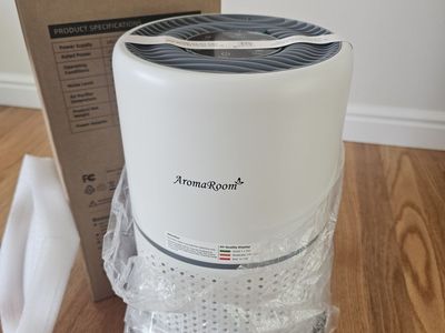 AromaRoom True HEPA Compact Air Purifier Low Noise with Mood Light