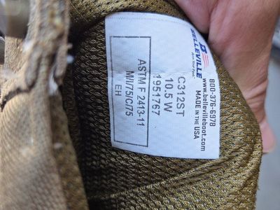 steel toe hot weather boots 10.5 w work boots
