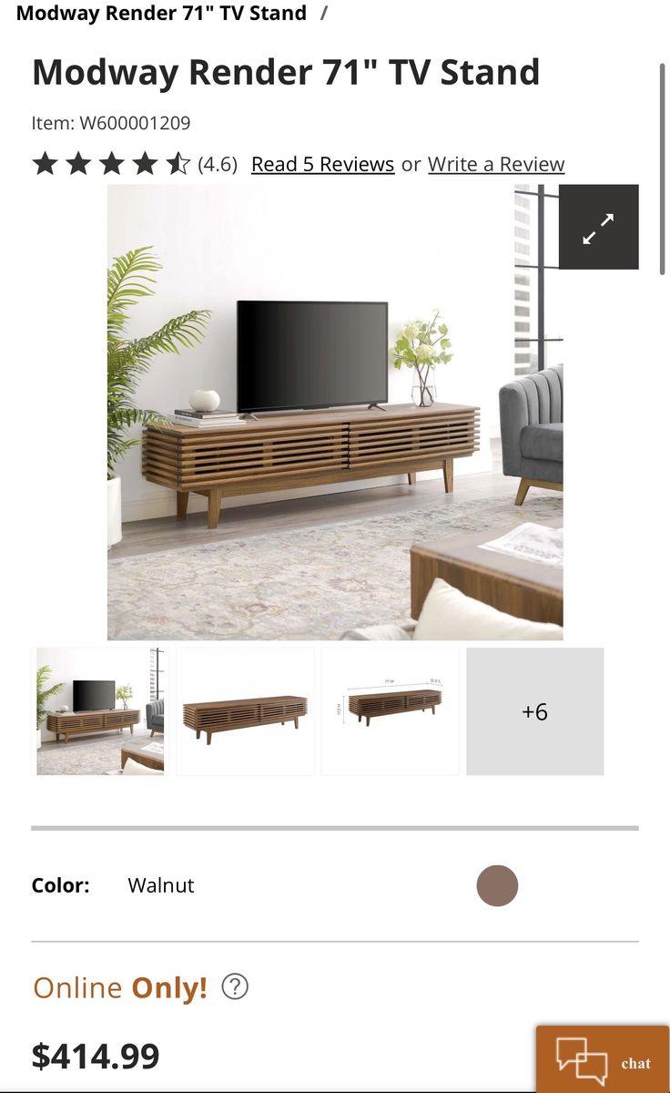 Modway Render 71" TV Stand