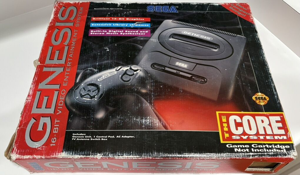 Sega Genesis Concole With Box