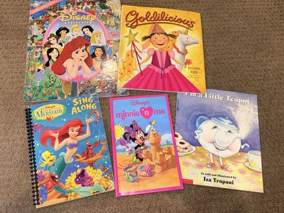 Disney Princess, Minnie Mouse and more Little Girl Books Set