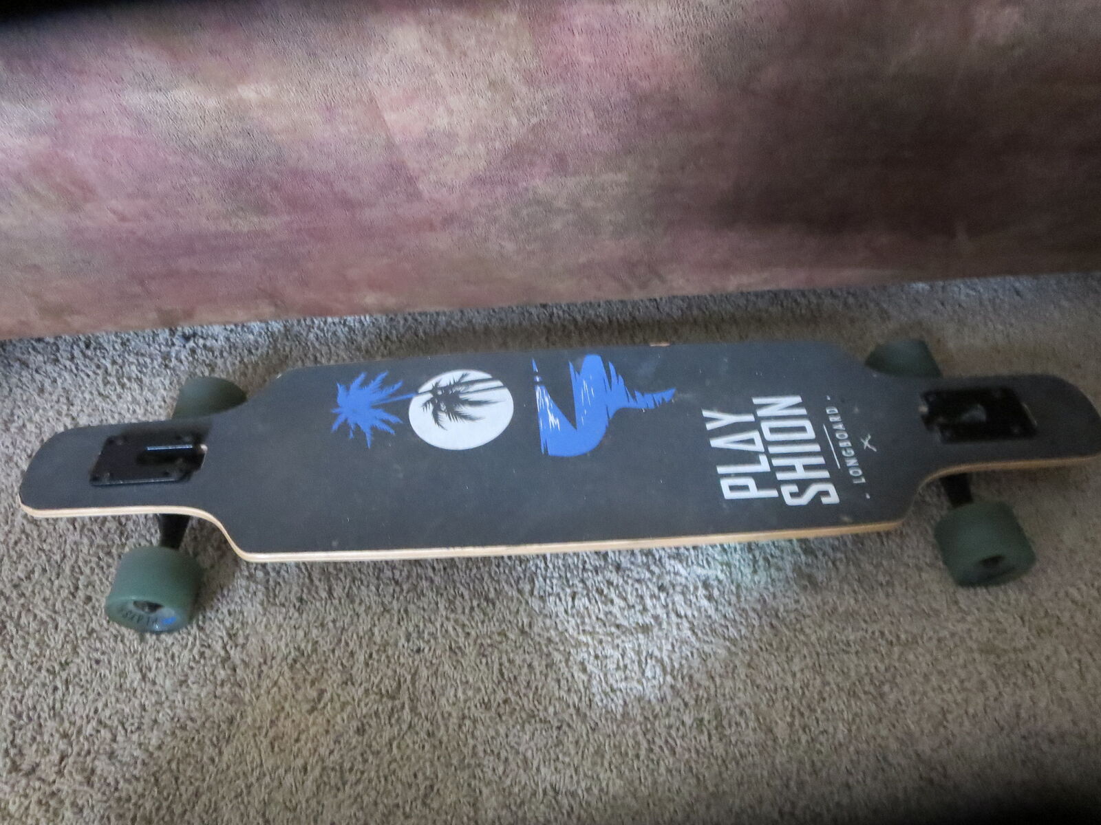 Playshion Coconut Tree 39" Drop Through Longboard