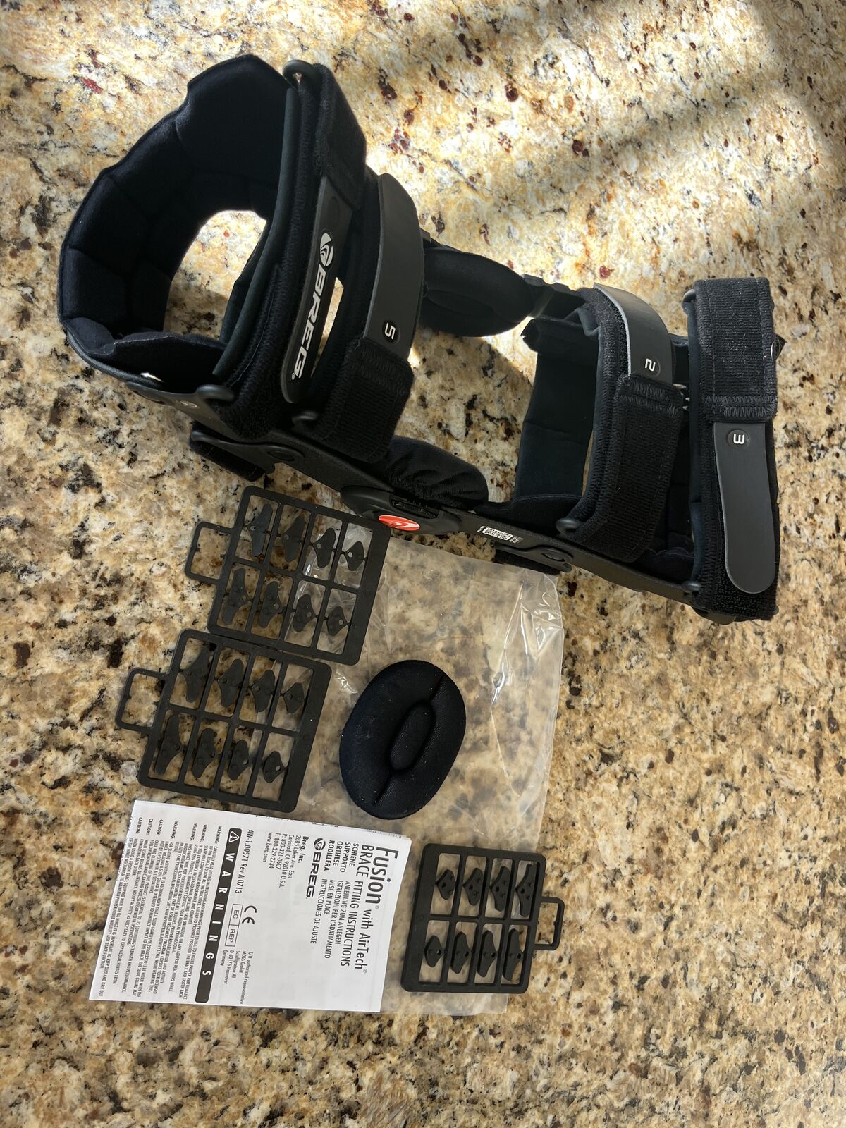 Left knee Bregg Fusion OA Plus