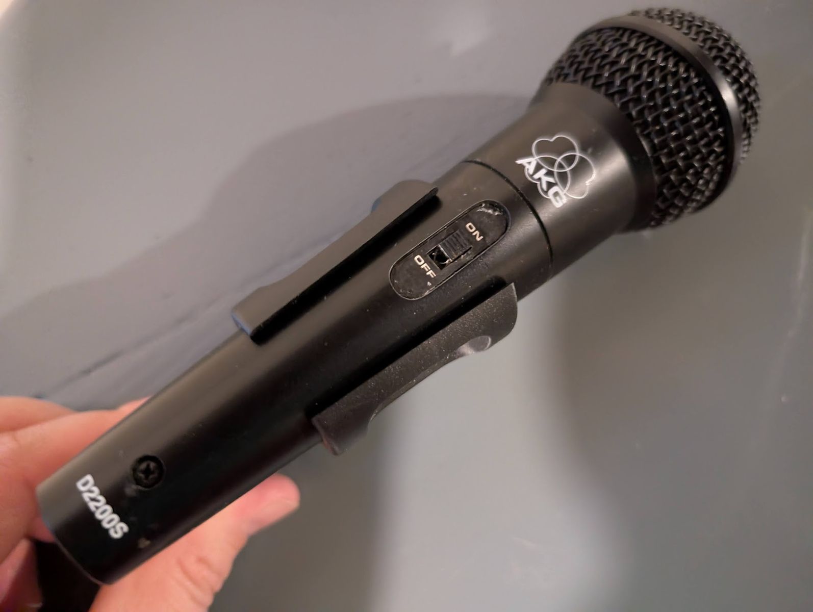 AKG D2200s Dynamic XLR Microphone Made in Austria w/ clip