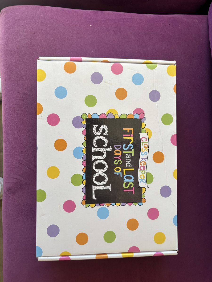 Class Keeper First and Last Days of School Memory Keepsake Box by Denise Albright