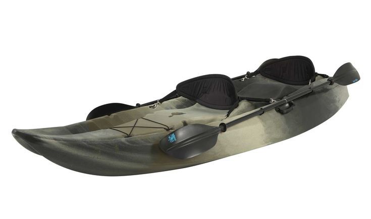 10' Tandem (2 Person) Kayak with Paddles and Backrests