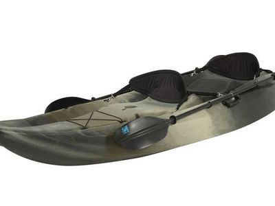 10' Tandem (2 Person) Kayak with Paddles and Backrests
