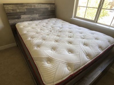 Full - Size Bedroom Set from RC Willey + Mattress & Base from 2 Brothers Mattress – Excellent Used Condition