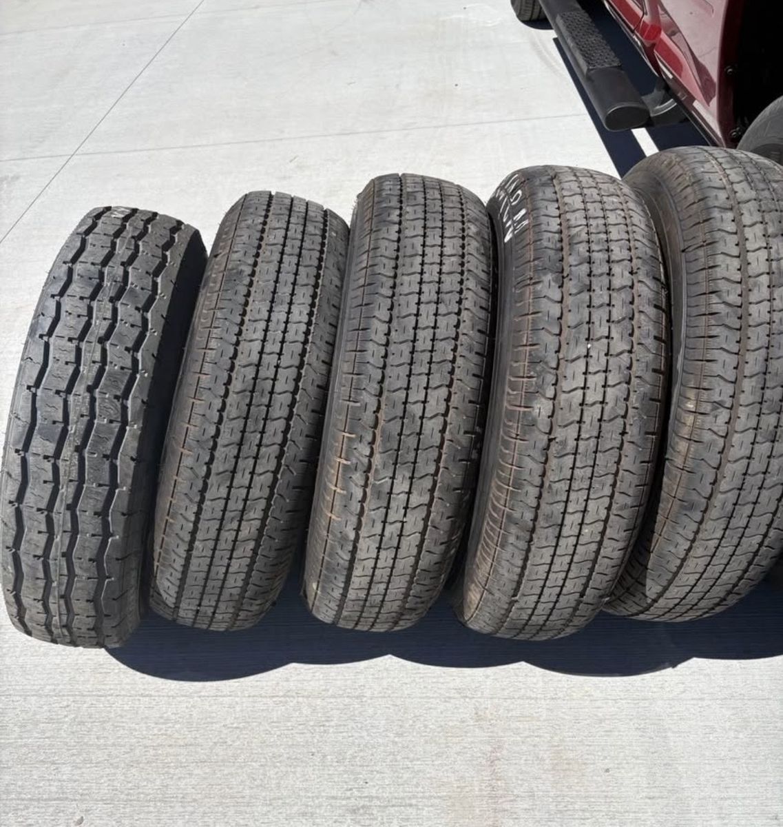 New Tires Set of 5 ST235/80R16