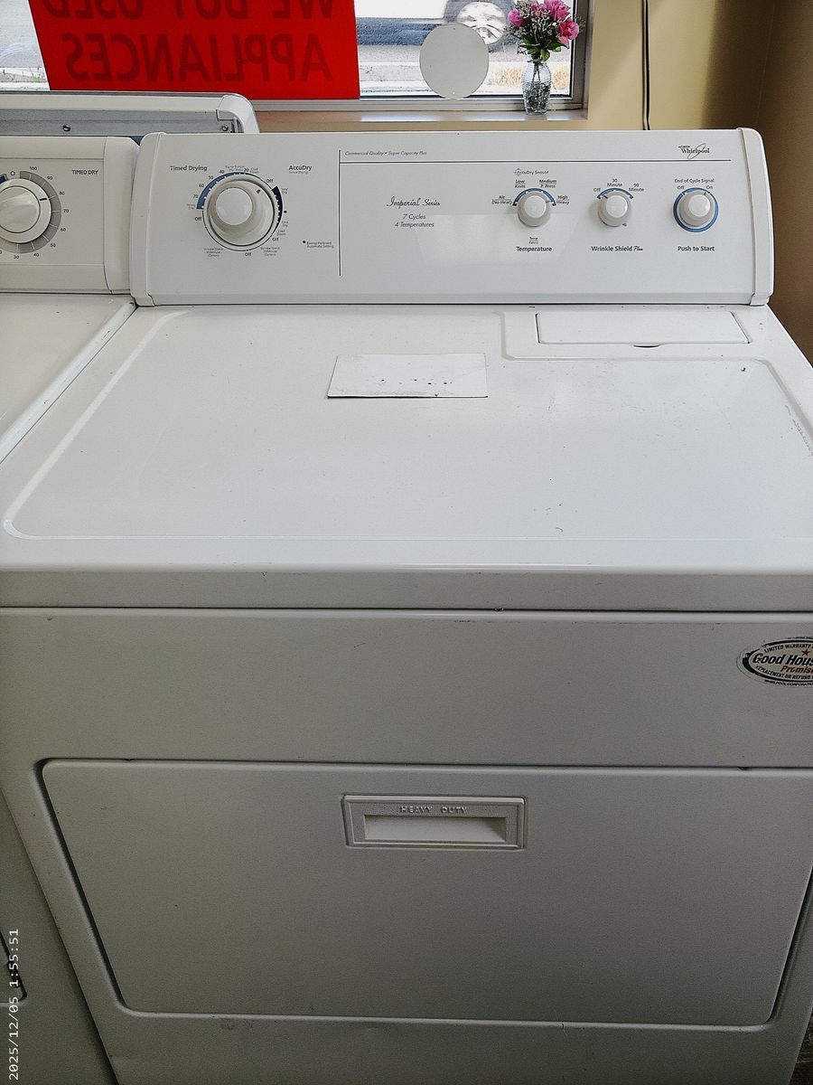 Whirlpool Electric Dryer~Works Great~90 Day Guarantee