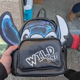 Disney Stitch "Wild One" Mini Backpack - Danielle Nicole - 3D Ears