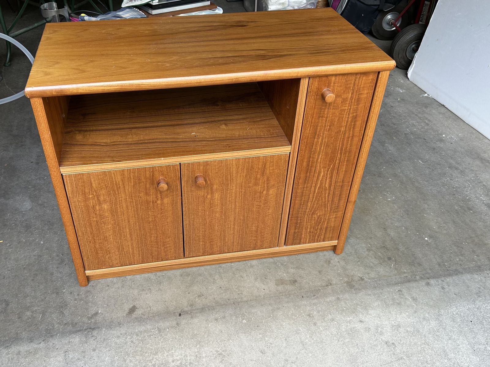 MCM Cherry wood end table