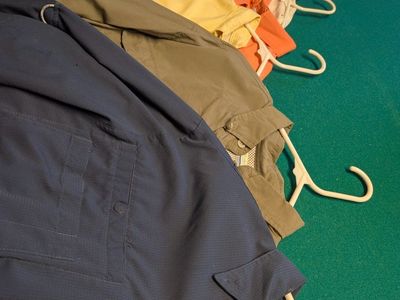 Men's Columbia PFG fishing shirts.