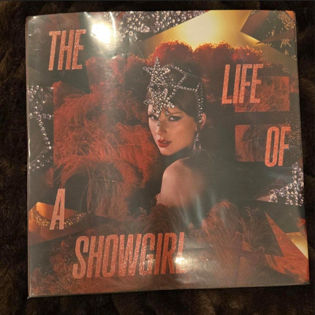 The Life of a Showgirl Taylor Swift Tuny Bubbles in Champagne Vinyl Record LP
