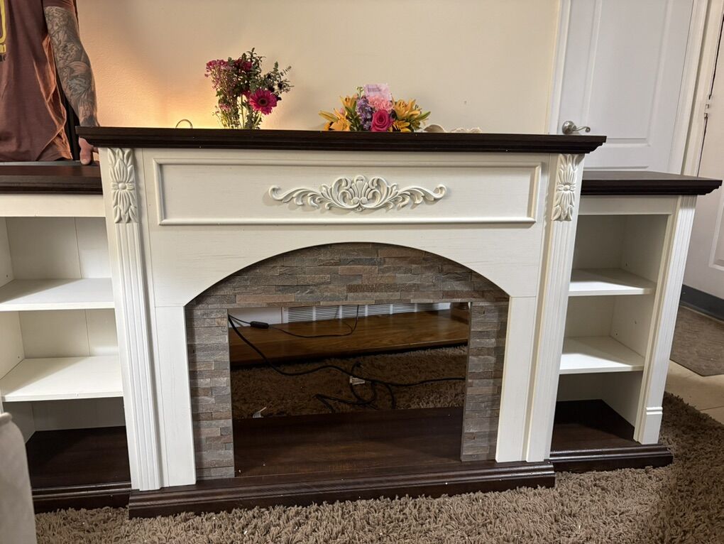 Tv Stand Fireplace Base