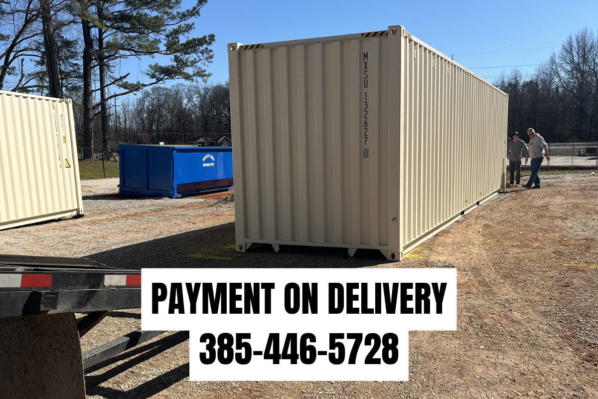 Shipping Container 20ft One Trip – West Jordan – Delivery