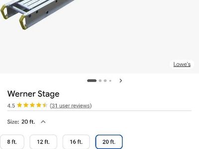 Werner Alum-A-Master Aluminum Scaffold Plank Stage 16ft