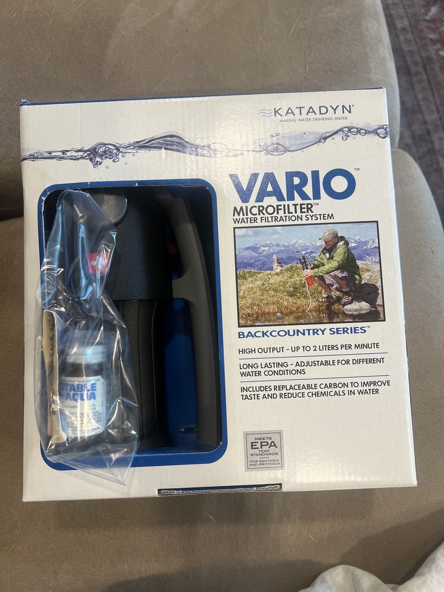 Katadyn Vario Microfilter Water Filtration System – Backcountry Series