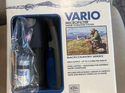 Katadyn Vario Microfilter Water Filtration System – Backcountry Series