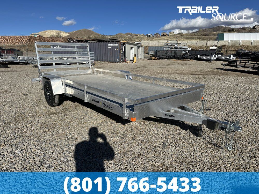 7x15 Bear Track BTU Aluminum Utility Trailer - 4.4K GVWR -
