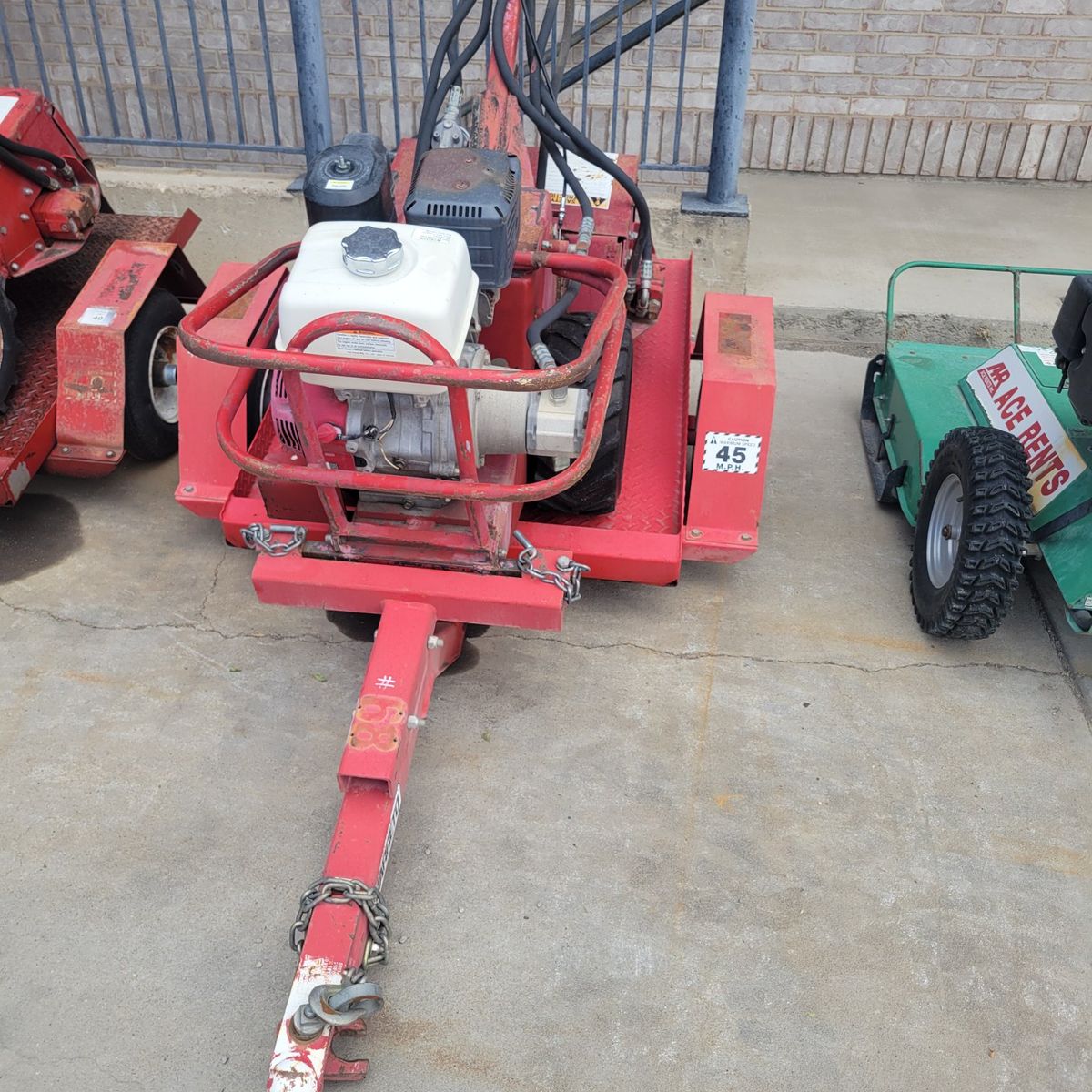 Barretto rear tine tiller