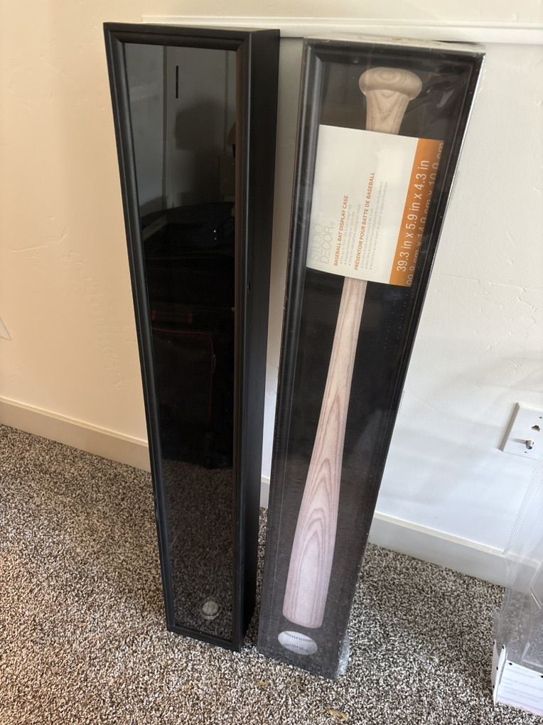 Baseball Bat Display Case Or For Collectibles