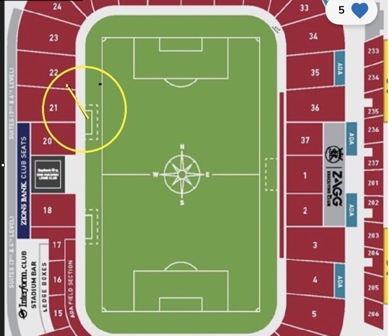 Inter Miami vs RSL (Section 22 Row L, Seats 1-4)