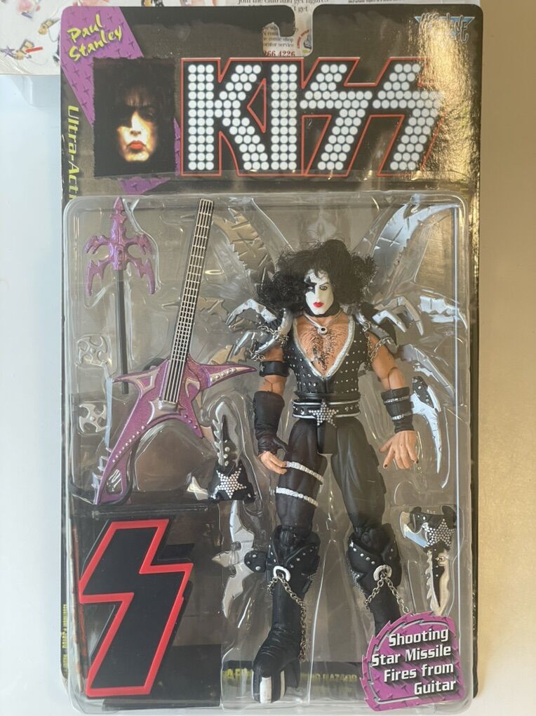 KISS Paul Stanley Action Figure Toy Todd McFarlane
