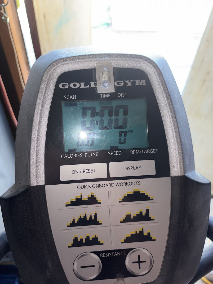 Gold's Gym Elliptical Machine with Digital Display & Workouts